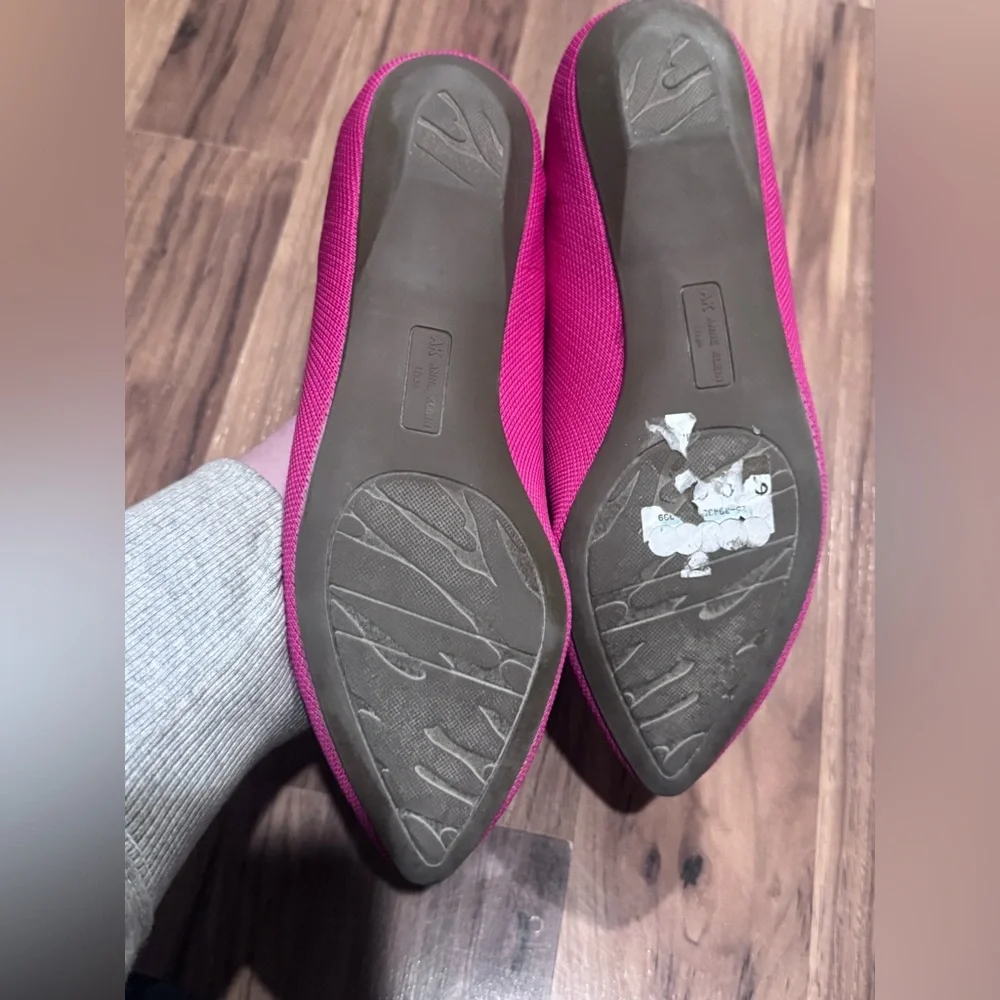 Anne Klein Bright Pink Bow Ballet Flats - Picture 4 of 4
